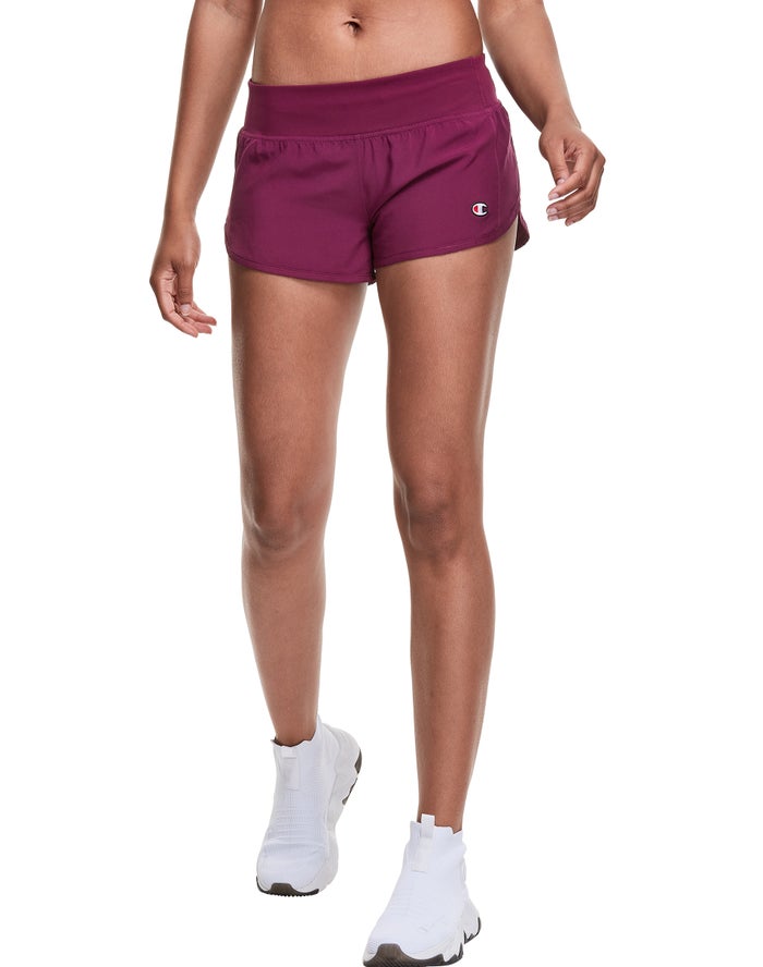 Champion Womens Shorts NZ - Sport 2.5 Dark Purple ( 6107-LKAME )